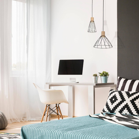 Lampa wisząca MODESTO WOOD SOSNA Ø 30 cm (10156) - TK Lighting