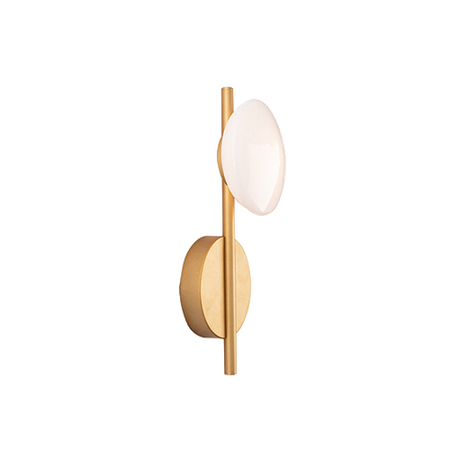 WALL LIGHT 7W METAL GLASS GOLD MATT (22061 Zambelis) - Zambelis