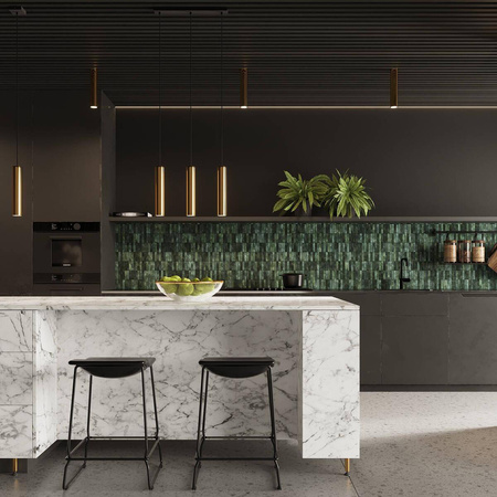 Pojedyncza Lampa Wisząca LAGOS 1 złoty połysk (SL.1200) - Sollux Lighting