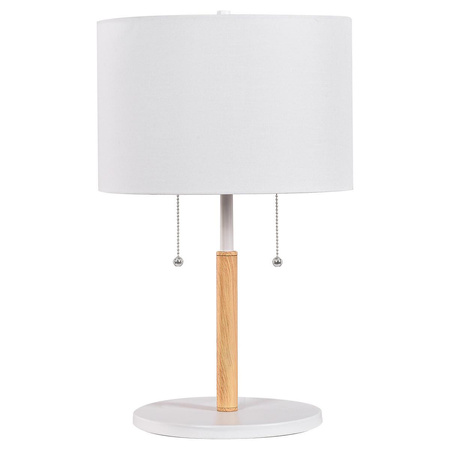 Lampa stołowa Fogo 2xE27 biała  (LP-0304/2T WH) - Light Prestige