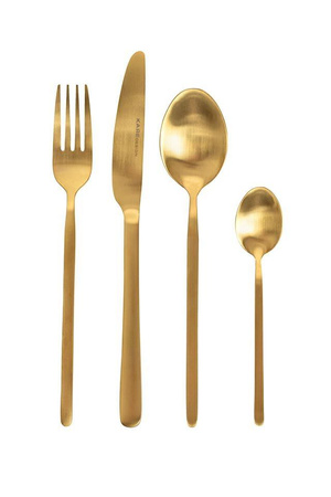 KARE zestaw sztućców GLORIA MATT GOLD 16 szt. (52631) - Kare Design