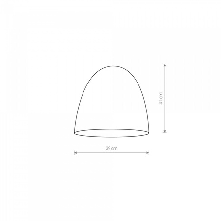 Klosz CAMELEON EGG M BL/G (8607) - Nowodvorski