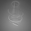 Lampa wisząca Ledowe okręgi No.5 Φ150 cm 3k czarna ściemnialna Altavola Design (LA085/P_150_in_3k_black_dimm) - ALTAVOLA DESIGN