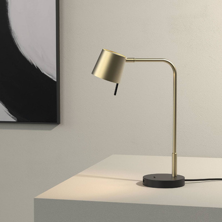 Lampa Stołowa Miura Desk USB Matowe Złoto (1444008) - Astro Lighting