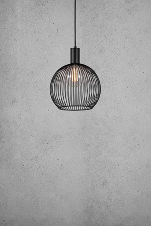 Lampa wisząca AVER Nordlux E27 60W Metal Czarny