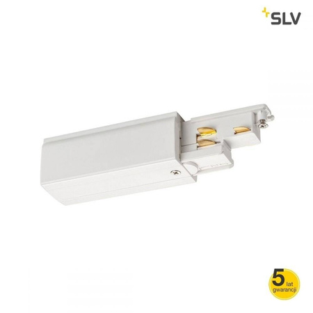 S-track zasilenie do szyny lewe, biały (1002640) - SLV