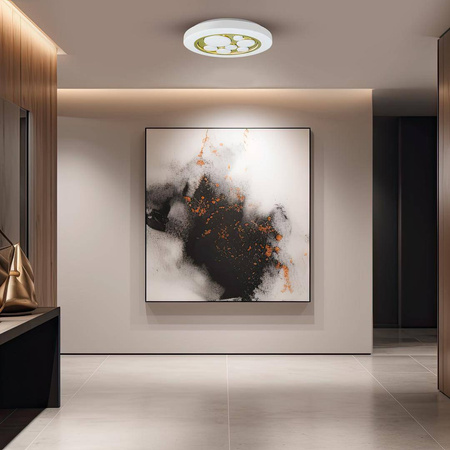 Plafon BUBBLES GOLD LED Ø39 cm (ML8128) - Milagro