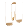 PENDANT LED LIGHT 54W 3000K,4000K GOLD-CHAMPAGNE (23169 Zambelis) - Zambelis