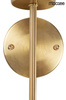 MOOSEE lampa ścienna TORCH złota (MSE010400197) - Moosee