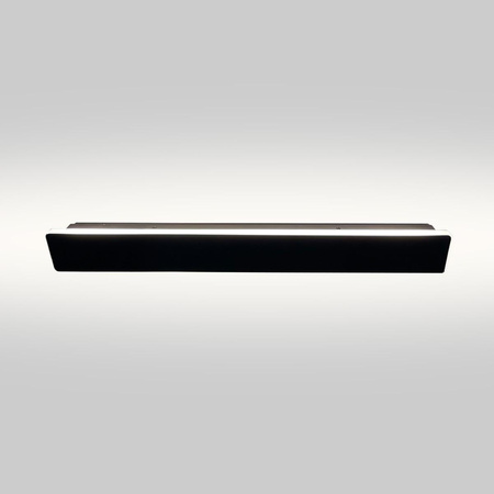 Minimalistyczny kinkiet Bodo 40 cm czarny IP54 (LP-789/1W 40 BK) - Light Prestige