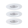  Oprawa wbudowana Nova mini Coin okrągła IP44 LED 3x4W 310lm Biały Mat/Aluminium (PL94299) - PAULMANN
