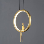 Lampa wisząca AMICI led złota 27 cm (ST-D7774 gold) - Step into Design