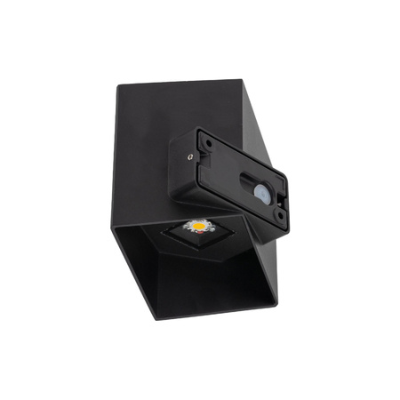 Kwadratowy kinkiet na elewację CUBE BLACK KINKIET LED IP 54 (18182) - TK Lighting