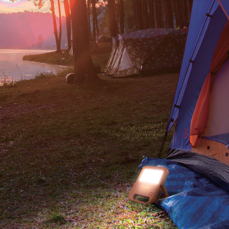 NOCTIS SOLARIS TECHNIC 10W CW IP54 235X175X40mm POMARAŃCZOWY 2 lata gw. SPECTRUM (SLI051001CW) - Spectrum LED