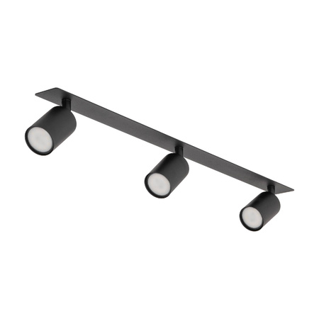 NEX BLACK 3XGU10 LAMPA SUFITOWA PODTYNKOWA (10800) - TK Lighting