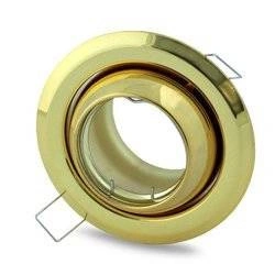 ZESTAW OCZEK OKRĄGŁYCH GU10 3X5W LED ZŁOTY (EKZ4102) - Eko-Light