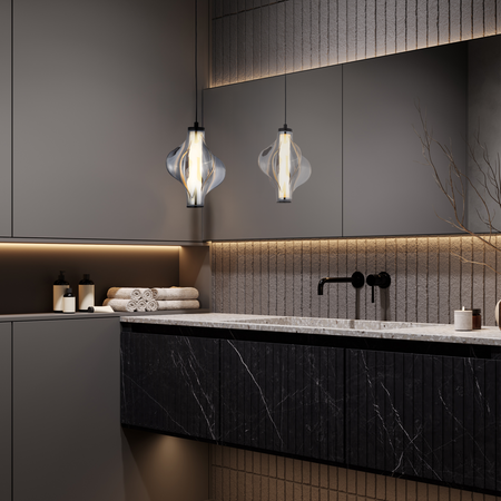 ELVA BLACK LAMPA WISZĄCA LED 8W (18213) - TK Lighting