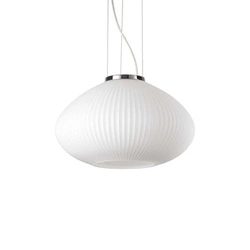 Lampa wisząca PLISSE' Chrom (PLISSE'_SP1_D35_CROMO) - Ideal Lux