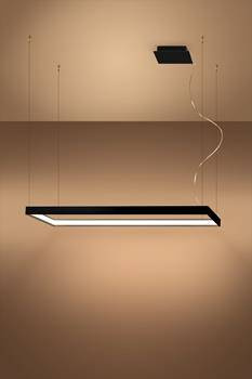 Lampa wisząca TUULA M czarny LED 3000K (TH.160) - Thoro Lighting