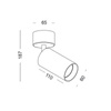 Lampa Sufitowa STALA/S 010 (401001003) - Elkim Lighting