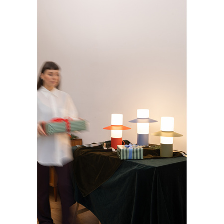 CAPONIO ST oliwkowa lampa stołowa (CPS11414P1) - Ummo