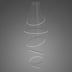 Lampa wisząca Ledowe Okręgi No.6 czarna 3k Dali (LA086/P_150_in_3k_black_Dali) - ALTAVOLA DESIGN