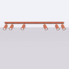 Plafon RING 6L ochra czerwona (SL.1511) - Sollux Lighting