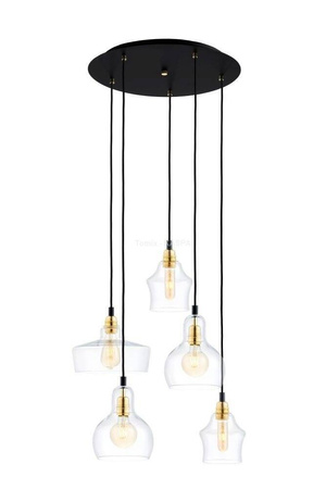 Lampa wisząca LONGIS 5 GOLD (10878505) - Kaspa