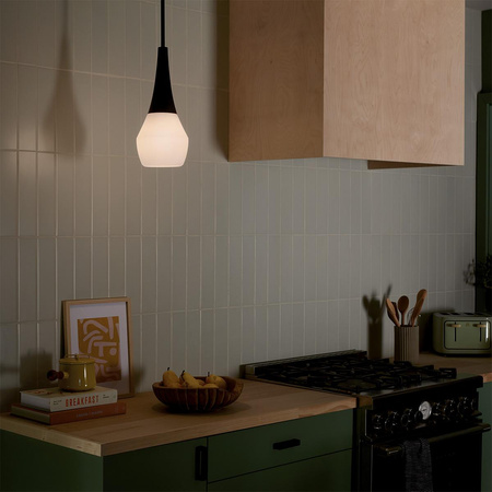 Lampa wisząca Deela - 1 źródło światła - Czarny  (KL-DEELA-P-BK) - Elstead Lighting