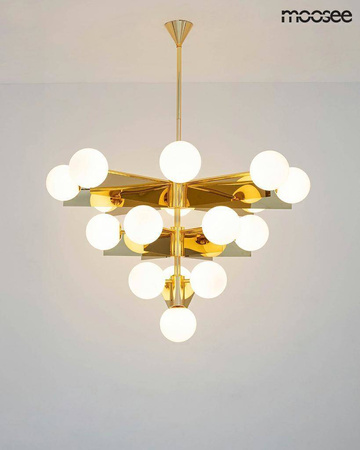 MOOSEE lampa wisząca SOLEI złota (MSE010100141) - Moosee