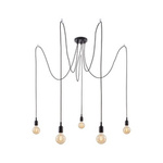 Neordic Ketil Lampa wisząca max .5x20W E27 Czarny 230V silikon/Metal (PL50389) - PAULMANN