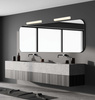 BATHROOM LIGHT 16W 3000K  ALUMINUM -ACRYLIC- METAL  CHROME (20150 Zambelis) - Zambelis