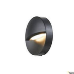 DOWNUNDER OUT, round WL, oprawa ścienna LED outdoor, kolor antracytowy, 3000K (1002868) - SLV