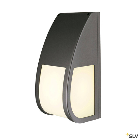 KERAS ELT, lampa ścienna i sufitowa outdoor, TC-TSE, IP54, antracytowa, żarówka energooszczędna, maks. 24W (227176) - SLV