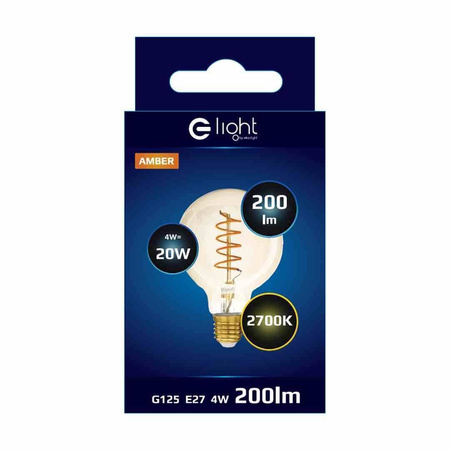 Żarówka Dekoracyjna 4W G125 E27 (EKZA3614) - Eko-Light