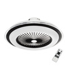 Lampowentylator ZEPHYR BLACK 48W LED+ PILOT (ML1514) - Milagro