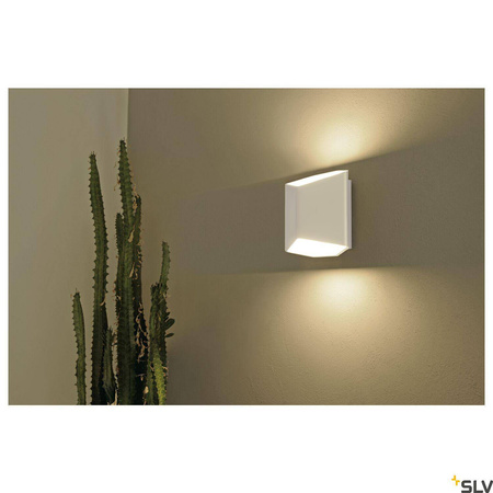 CARISO WL-2, lampa ścienna, LED, 3000K, kolor biały, 11 W (151711) - SLV