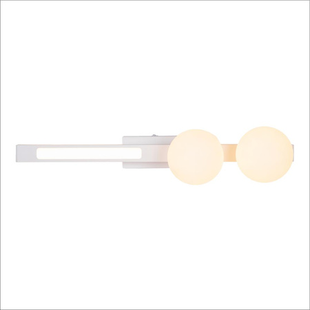 Kinkiet Magnet 13W+2xG9 3000/4000K Biały (ML1139) - Milagro