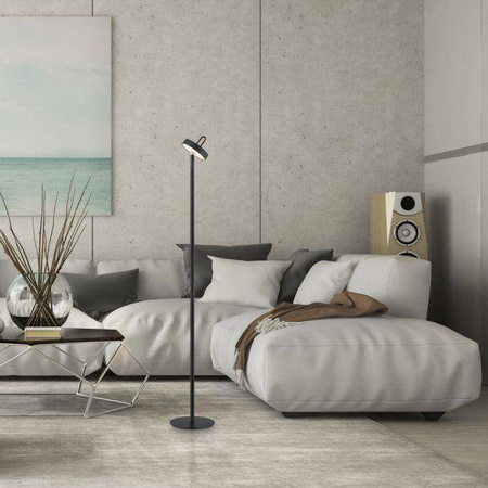 LAMPA PODŁOGOWA AMAG BLACK IP44 (19311-18) - Paul Neuhaus