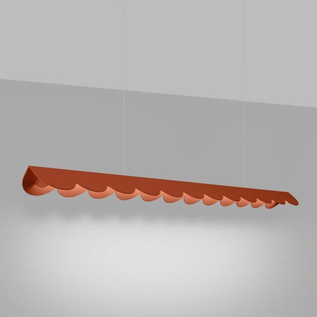 Lampa wisząca BISCUIT 100 ochra czerwona LED 4000K (TH.675) - Thoro Lighting