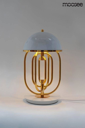 MOOSEE lampa stołowa BOTTEGA złota / biała (MSE010300151) - Moosee