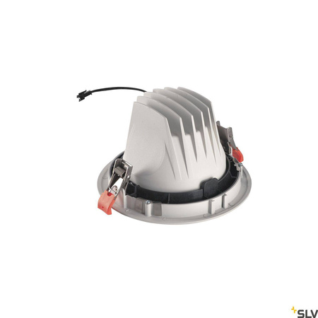 NUMINOS® MOVE DL XL, wewnętrzna oprawa sufitowa wpuszczana LED, biała/czarna, 2700 K 40° obrotowa i pochylana (1003712) - SLV
