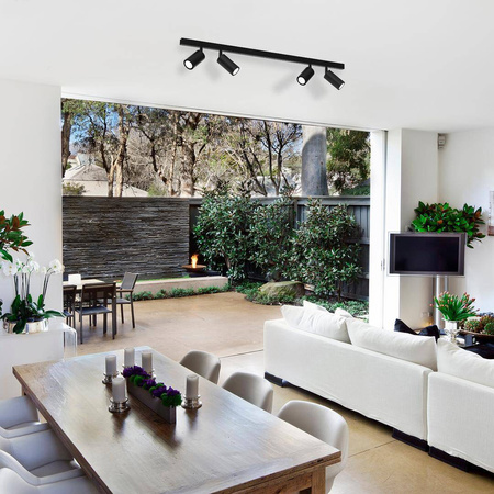 Lampa sufitowa HUDSON BLACK 4xGU10 (MLP8797) - Milagro