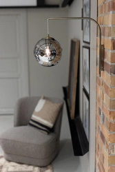 DIONE Wall 1L Smoke/Antique Brass (108419) Markslojd