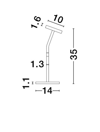 Lampa stołowa wewnętrzna PASORAPA (LE44680) - Luces Exclusivas