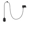 Zawiesie Hang Track Czarny 1xE27 3-obwodowy (ML2280) - Milagro