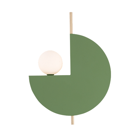 WALL LIGHT 1XG9 SANDY OLIVE GREEN (22203 Zambelis) - Zambelis