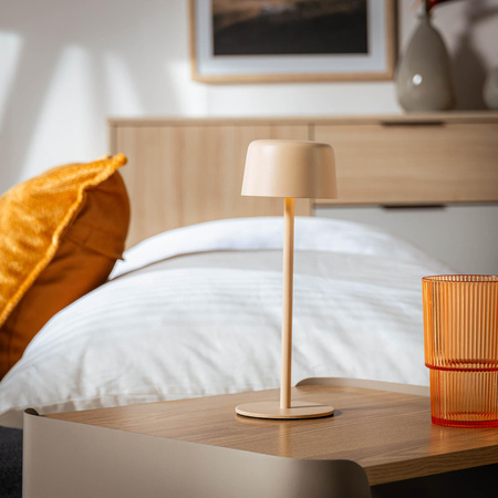 Lampa na stolik ogrodowy POCO KREMOWA/CREAM (ETLED-658-CM) - Zuma Line