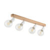 Lampa sufitowa SIMPLY WOOD 4 PŁ biała (4751) - TK Lighting