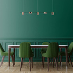 Lampa Wisząca Remdal (PND-16374-5-BK-3K) - Italux